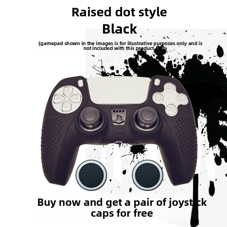 PS5 Controller Silicone Protective Cover with Joystick Caps