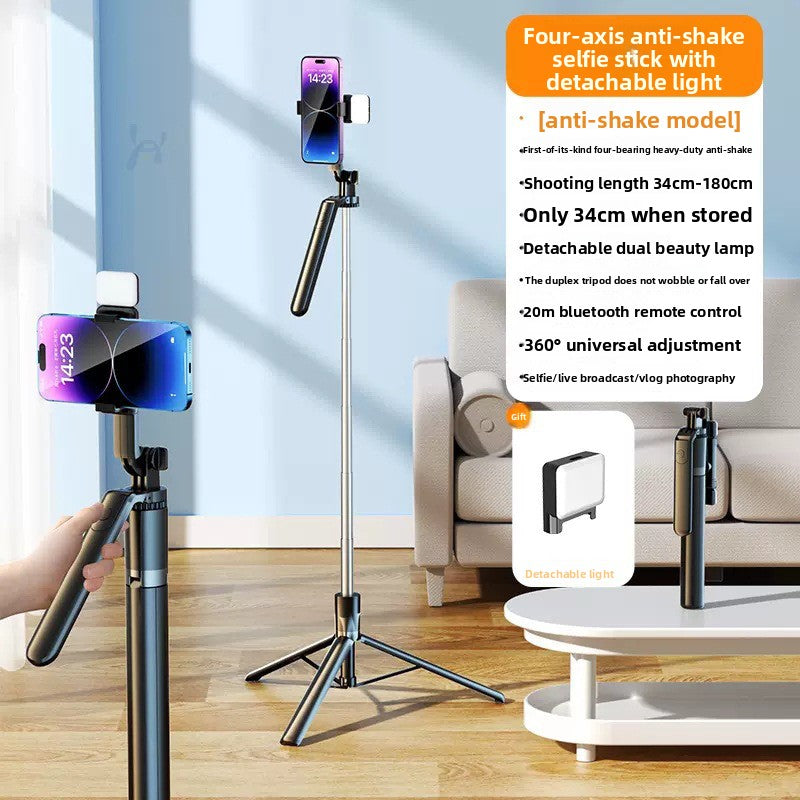 Extended Bluetooth Selfie Stick Phone Tripod 360 Rotation Vlog Stand