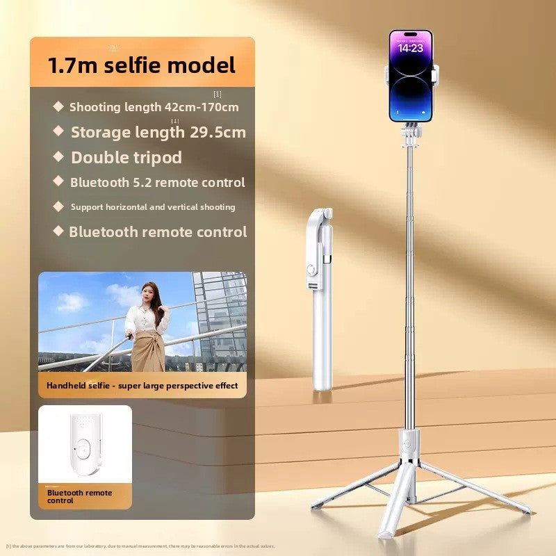 Extended Bluetooth Selfie Stick Phone Tripod 360 Rotation Vlog Stand