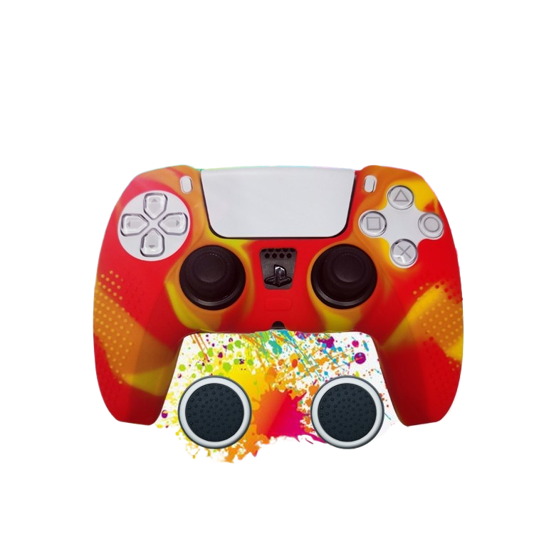 PS5 Controller Silicone Protective Cover with Joystick Caps