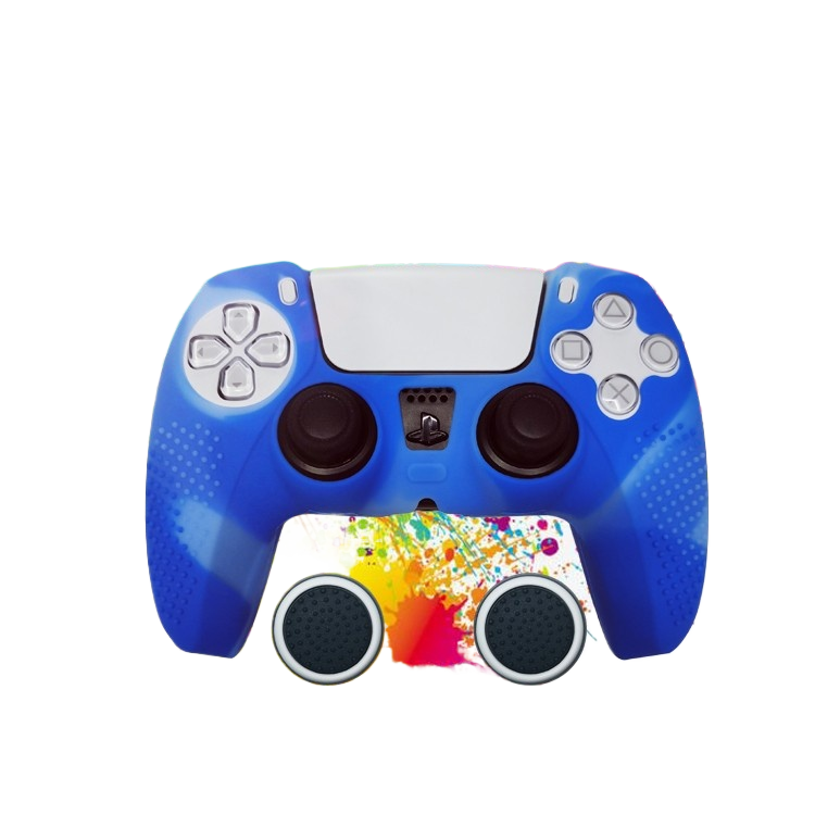 PS5 Controller Silicone Protective Cover with Joystick Caps