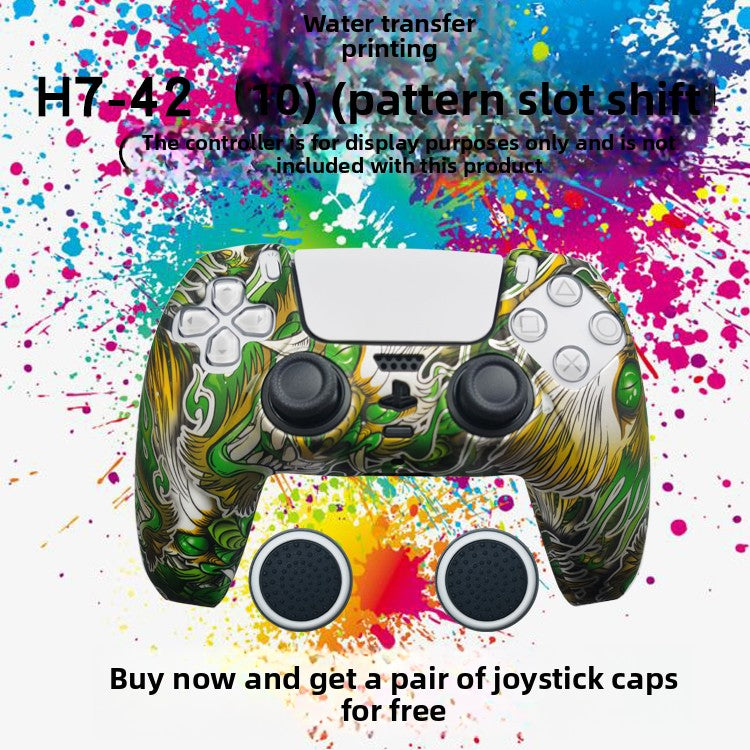 PS5 Controller Silicone Protective Cover with Joystick Caps