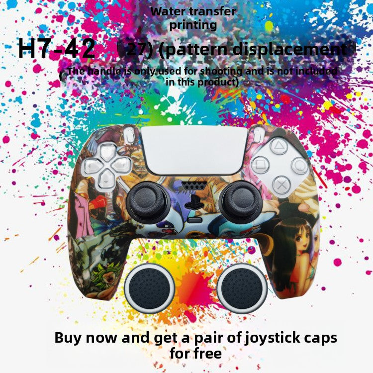 PS5 Controller Silicone Protective Cover with Joystick Caps