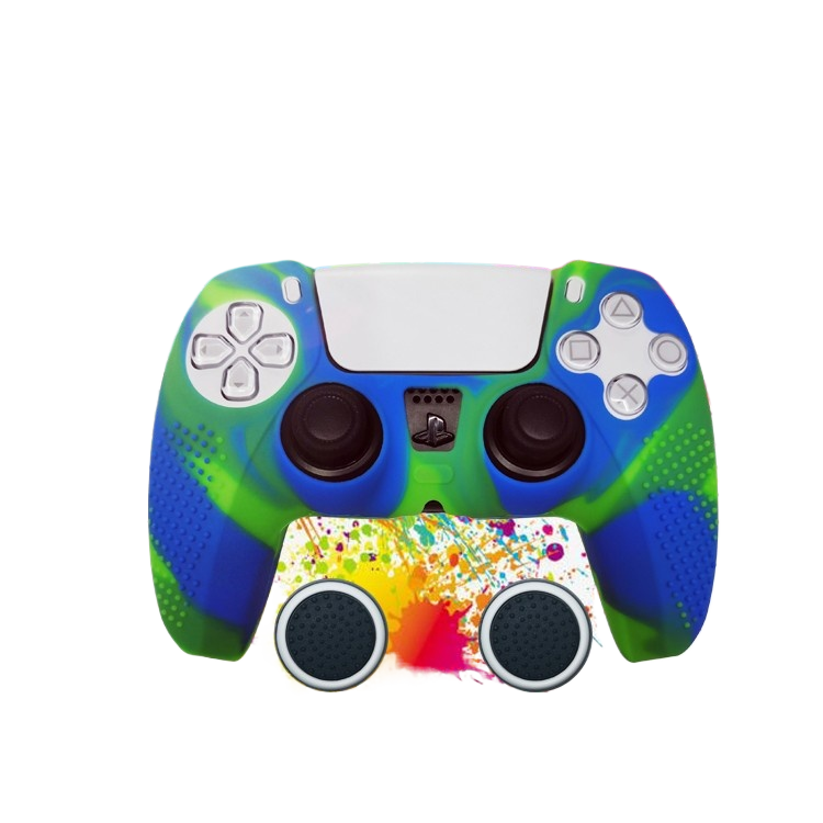 PS5 Controller Silicone Protective Cover with Joystick Caps