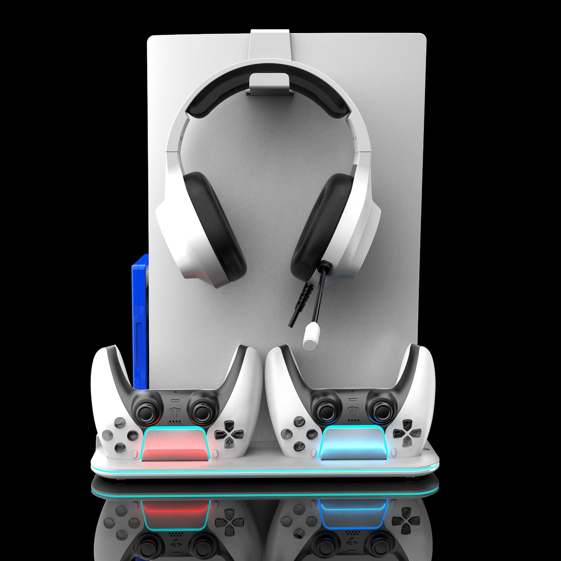 PS5 Cooling Base with Charging Stand and Storage Rack