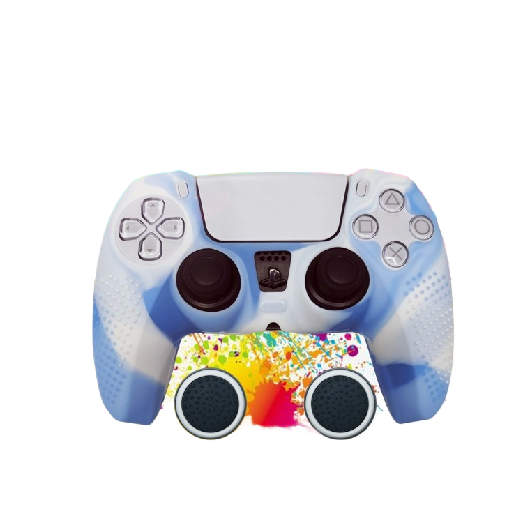 PS5 Controller Silicone Protective Cover with Joystick Caps