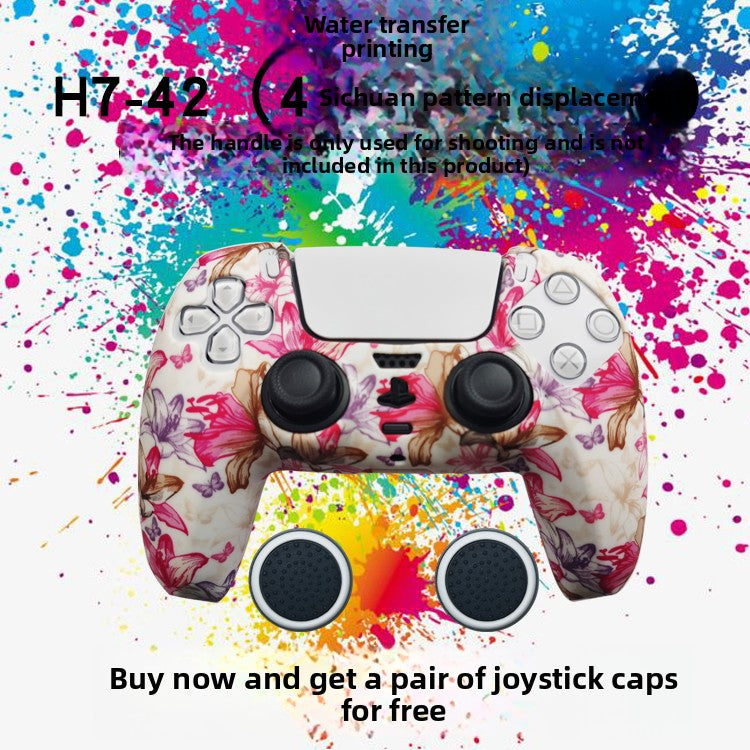 PS5 Controller Silicone Protective Cover with Joystick Caps