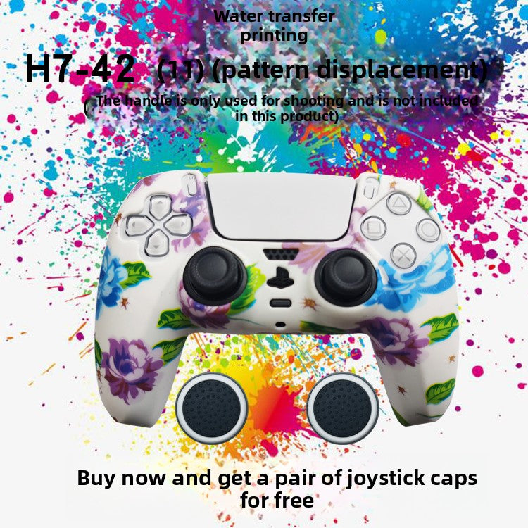 PS5 Controller Silicone Protective Cover with Joystick Caps