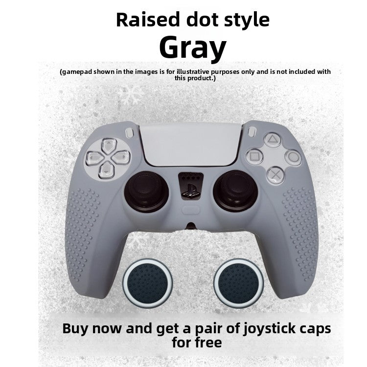 PS5 Controller Silicone Protective Cover with Joystick Caps