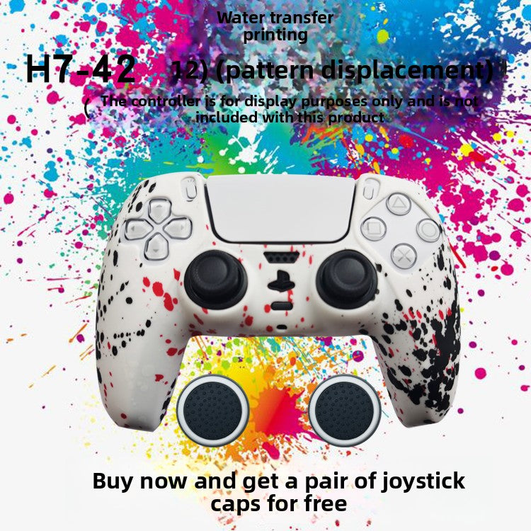 PS5 Controller Silicone Protective Cover with Joystick Caps