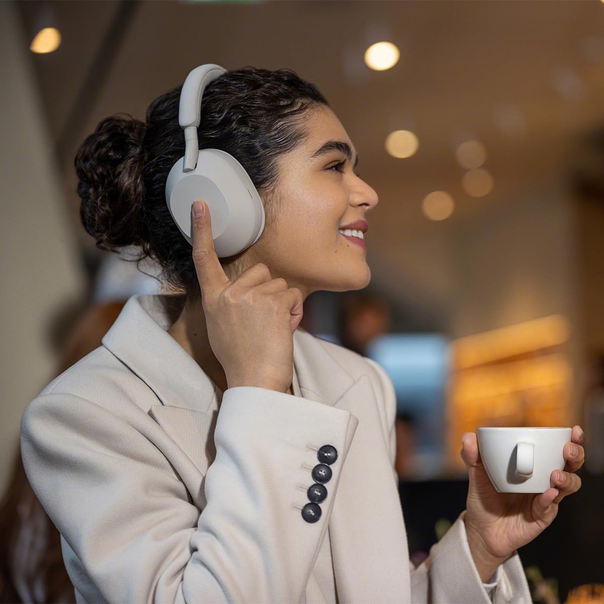 Sony WH-1000XM5 Premium Noise Canceling Headphones, Auto NC Optimizer, 30-Hour Battery, Alexa Voice Control, Black