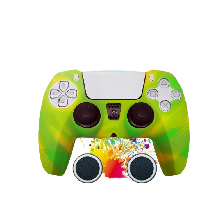 PS5 Controller Silicone Protective Cover with Joystick Caps