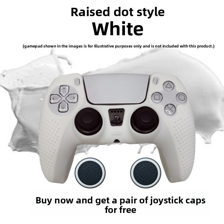 PS5 Controller Silicone Protective Cover with Joystick Caps
