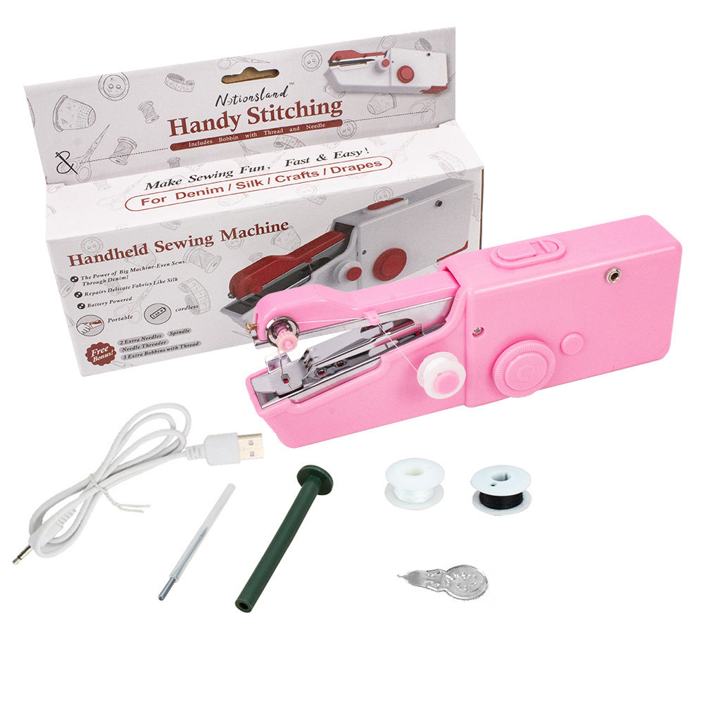 Mini electric sewing machine