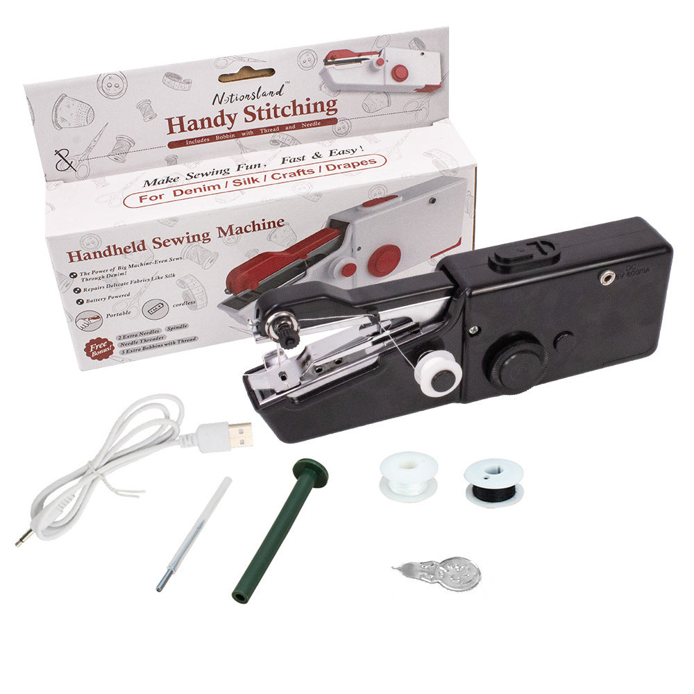 Mini electric sewing machine