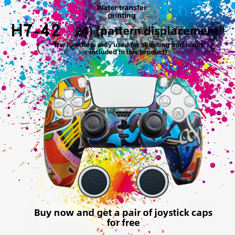 PS5 Controller Silicone Protective Cover with Joystick Caps