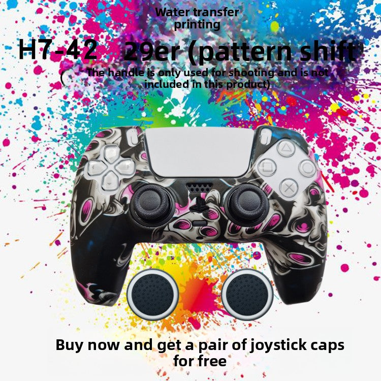 PS5 Controller Silicone Protective Cover with Joystick Caps
