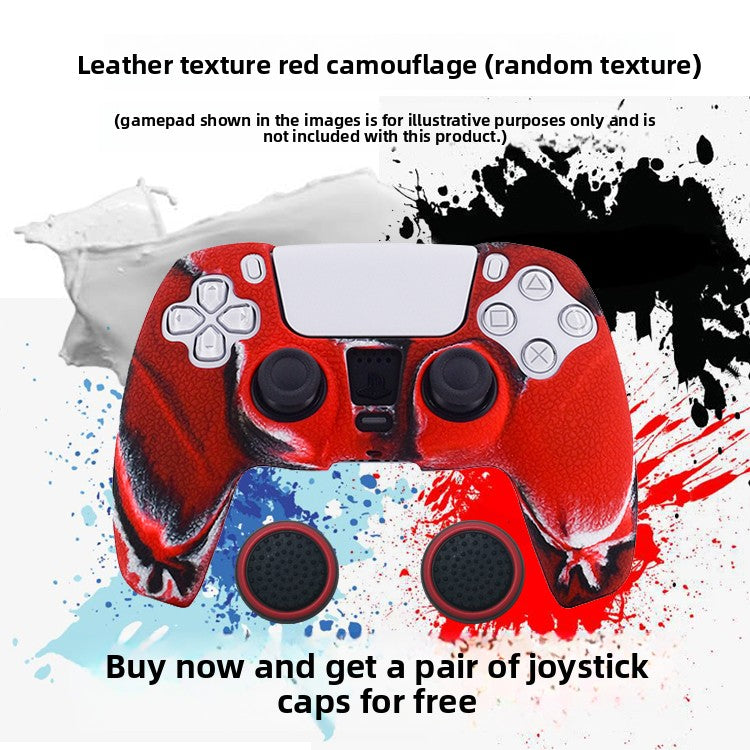 PS5 Controller Silicone Protective Cover with Joystick Caps