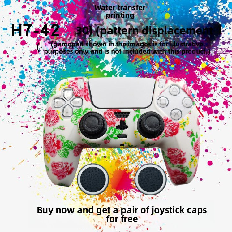 PS5 Controller Silicone Protective Cover with Joystick Caps
