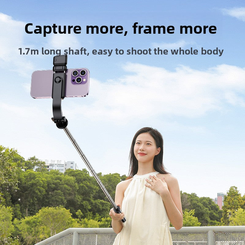Extended Bluetooth Selfie Stick Phone Tripod 360 Rotation Vlog Stand