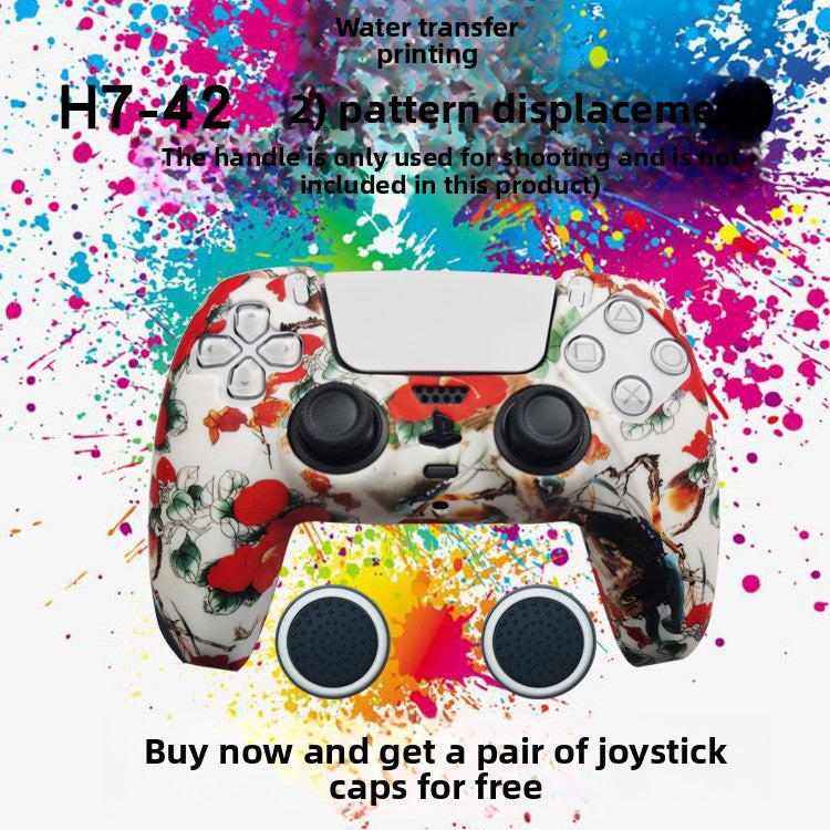 PS5 Controller Silicone Protective Cover with Joystick Caps