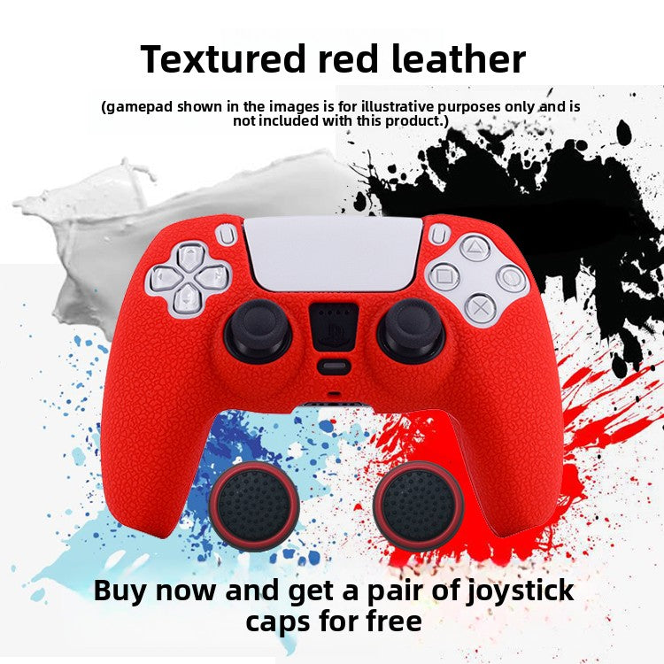 PS5 Controller Silicone Protective Cover with Joystick Caps