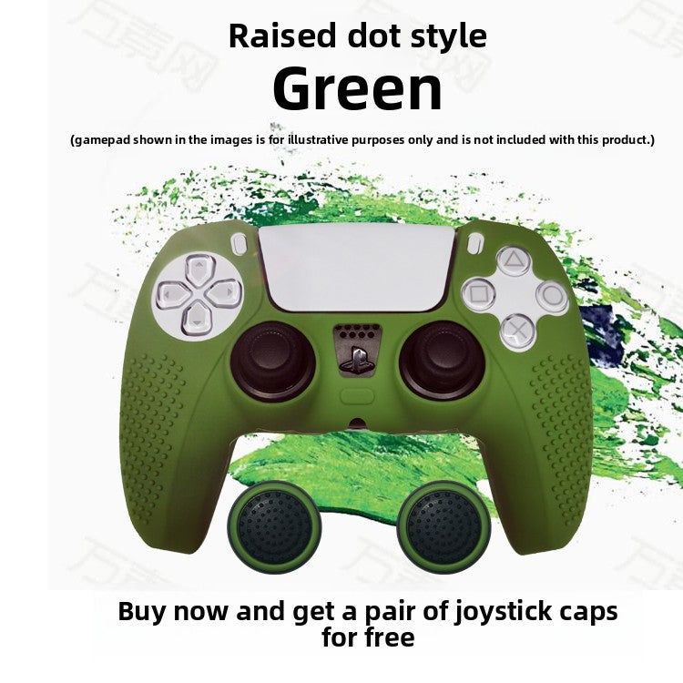 PS5 Controller Silicone Protective Cover with Joystick Caps