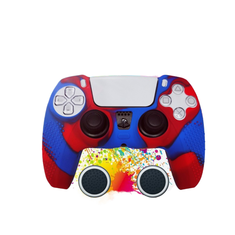 PS5 Controller Silicone Protective Cover with Joystick Caps
