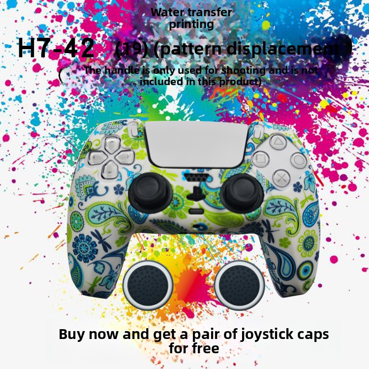 PS5 Controller Silicone Protective Cover with Joystick Caps