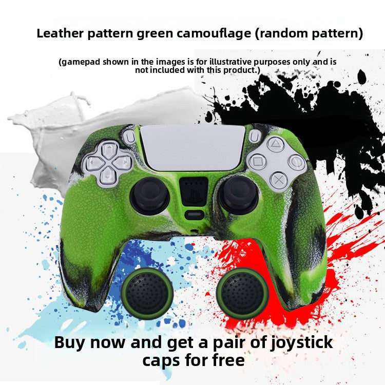 PS5 Controller Silicone Protective Cover with Joystick Caps