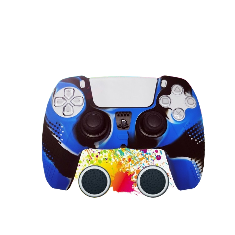 PS5 Controller Silicone Protective Cover with Joystick Caps