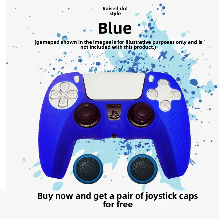 PS5 Controller Silicone Protective Cover with Joystick Caps