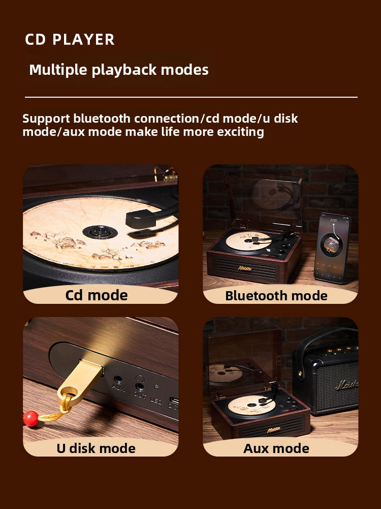 Retro CD Player Bluetooth Speaker
