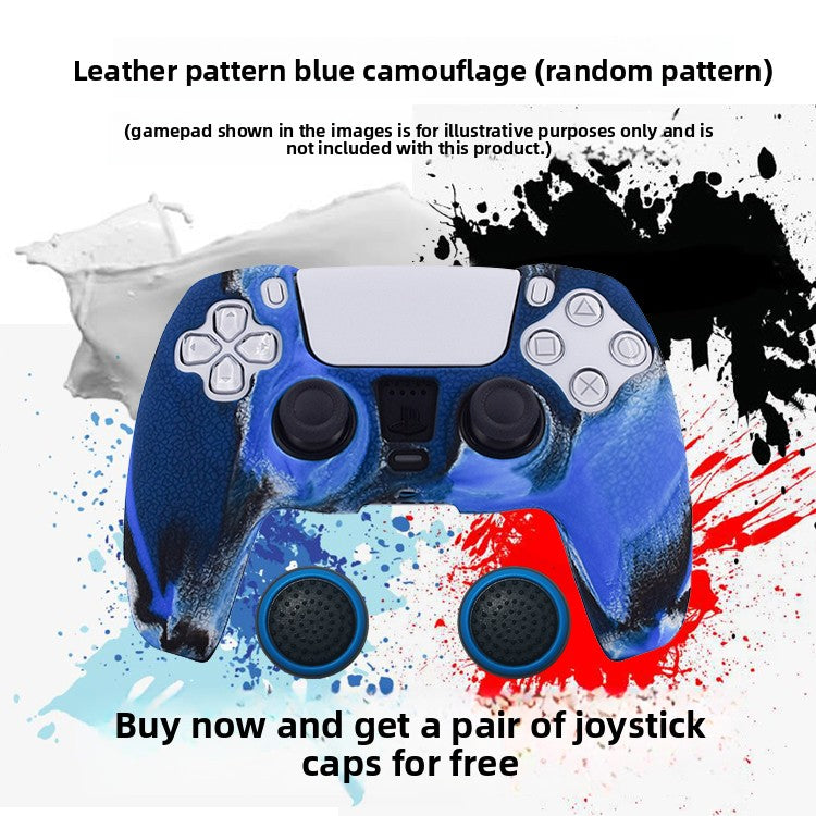 PS5 Controller Silicone Protective Cover with Joystick Caps